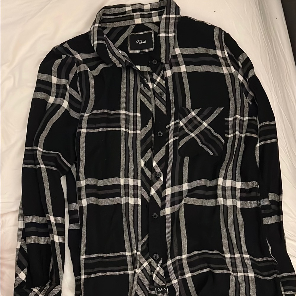 Rails Black Flannel
